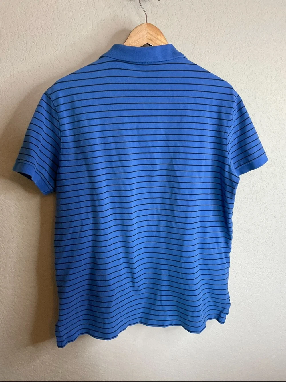 Polo Ralph Lauren Blue Striped Polo Shirt - Classic Men's size large